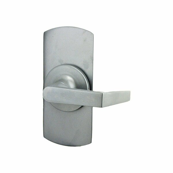 Yale Commercial Augusta Lever with Escutcheon Dummy Free Wheeling Exit Device Trim 689 Aluminum Finish AU588F689